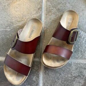 Bjorndal cork sandals, brown